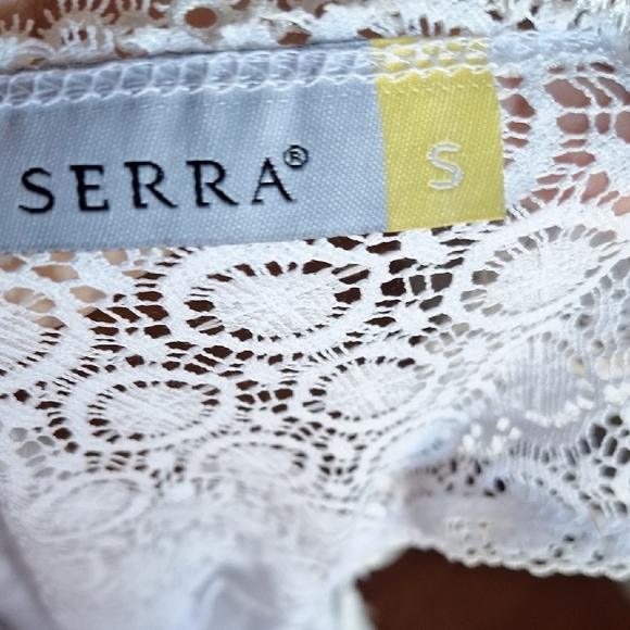 Serra White Crochet Swim Cover-Up - Picture 6 of 9